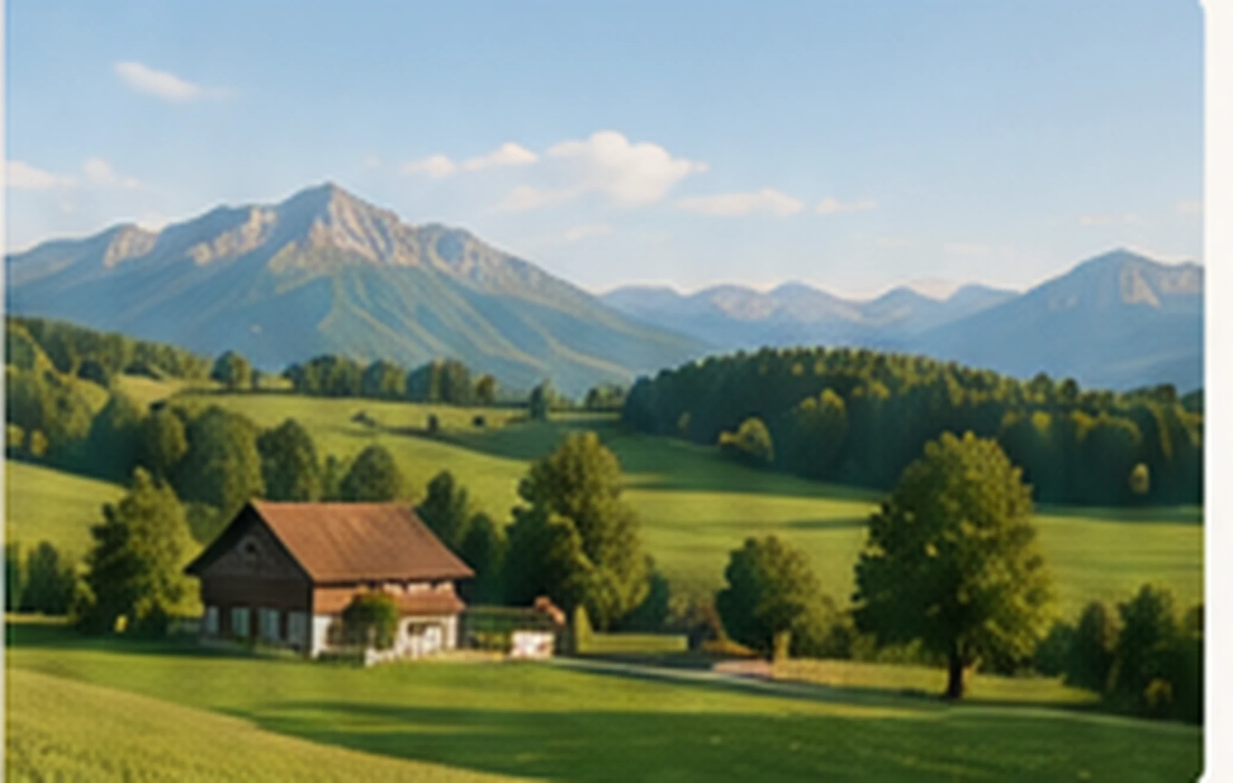 Landwirtschaftliche Liegenschaft in österreichischer Landschaft